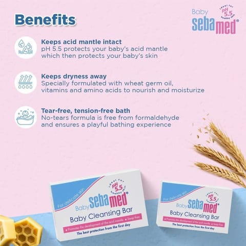 Sebamed Baby Cleansing Bar 100 gm