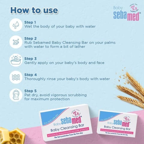 Sebamed Baby Cleansing Bar 100 gm
