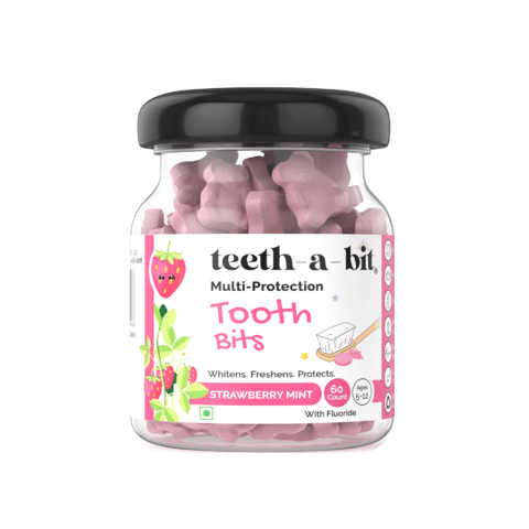 Teeth-a-bit Multiprotection Kids Toothpaste Bits (Strawberry Mint)