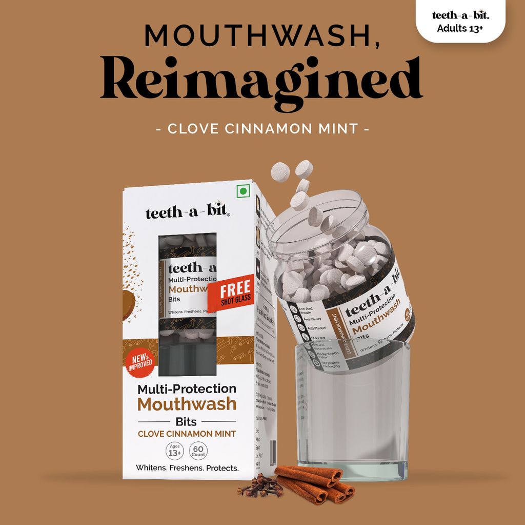 Teeth-a-bit Multiprotection Mouthwash Bits (Clove Cinnamon Mint)