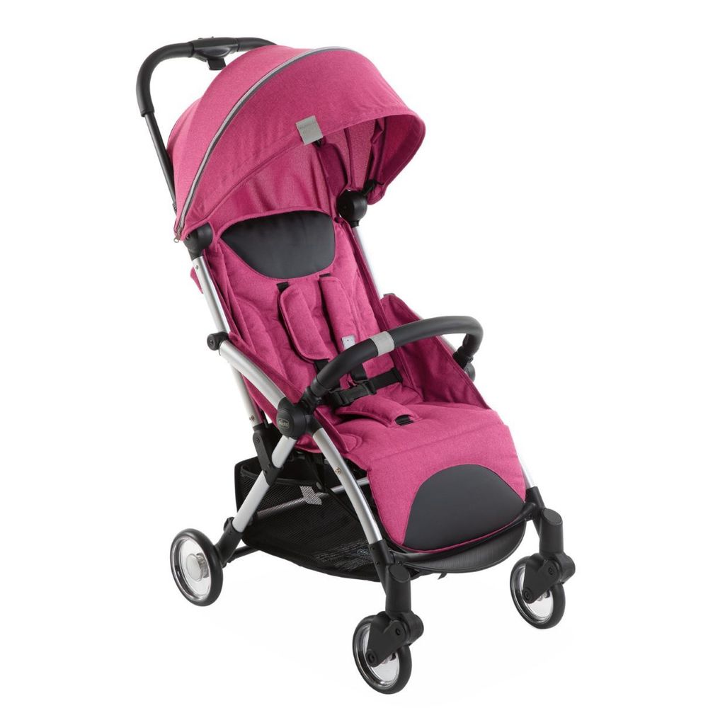 Chicco Goody Plus Stroller, Pram for Boys and Girls, Light Weight & Compact with Premium Design, for Babies 0m+ (Pink)