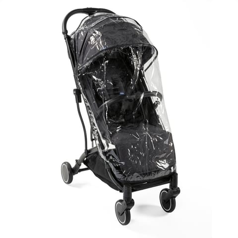 Chicco TrolleyMe Stroller, Pram for Boys and Girls, Lightweight & Easy to carry with Trolley function, For Babies 0m+ (Stone, Black)