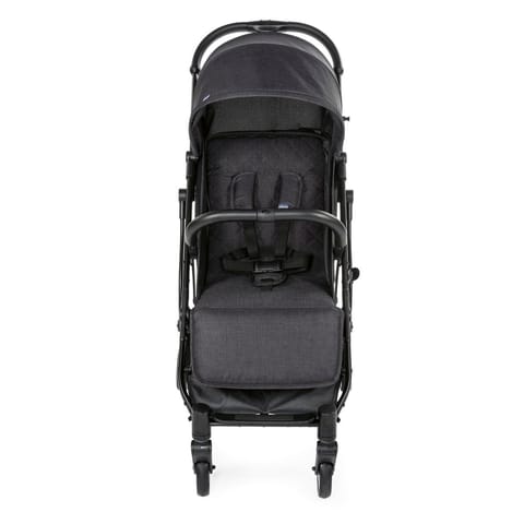 Chicco TrolleyMe Stroller, Pram for Boys and Girls, Lightweight & Easy to carry with Trolley function, For Babies 0m+ (Stone, Black)