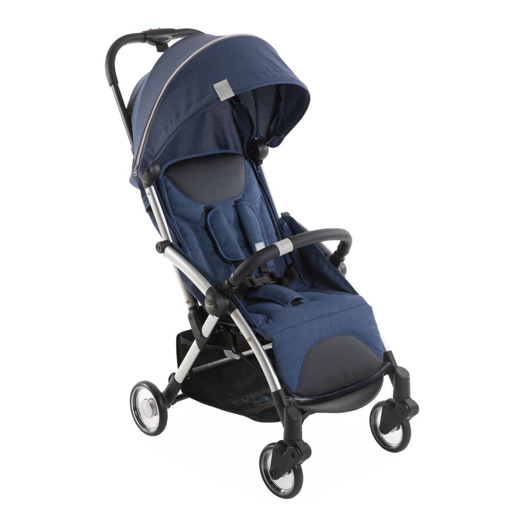 Chicco Goody Plus Stroller, Pram for Boys and Girls, Light Weight & Compact with Premium Design, for Babies 0m+ (Indigo)