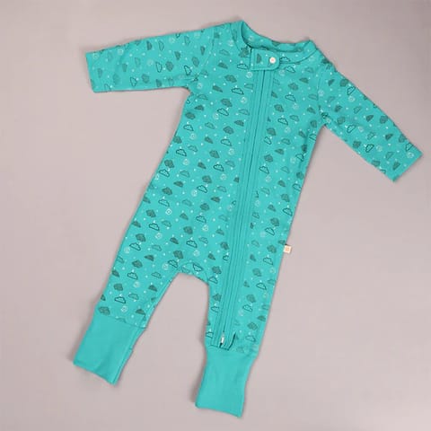 Greendigo Baby Organic Cotton Sleepsuit - Starry Sleeper - Pack of 2