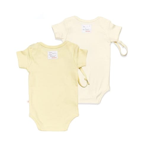 Greendigo Baby Organic Cotton Bodysuits - Seed to Skin Combo 1 - Pack of 2