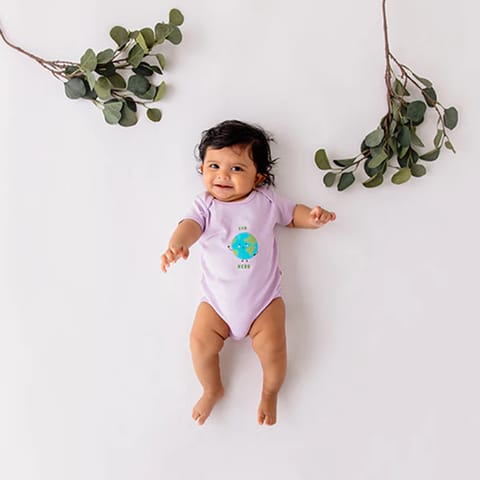 Greendigo Baby Organic Cotton Bodysuit - Eco Hero