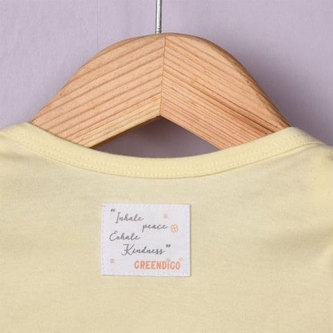 Greendigo Baby Organic Cotton Bodysuit - Take Small Steps