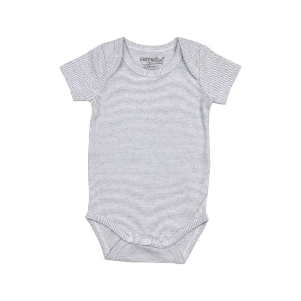 Greendigo Baby Organic Cotton Bodysuit - Pinstripes