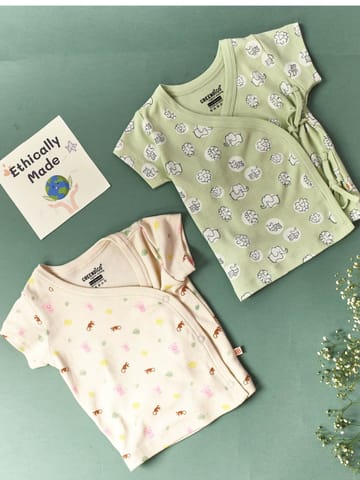 Greendigo Organic Cotton Tshirts for baby boys and baby girls - Pack of 2