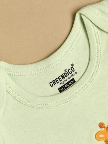 Greendigo Organic Cotton Round Neck Tshirt for Baby Boys and Baby Girls