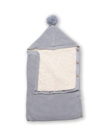 Greendigo Organic Cotton Snow Frost Cocoon Baby Blanket