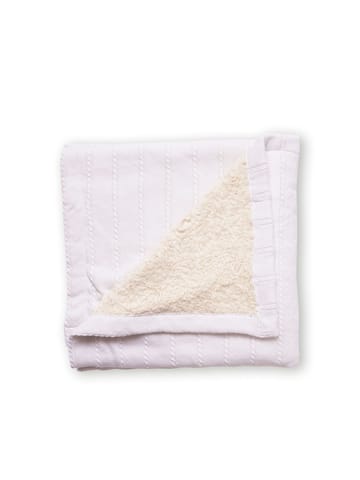 Greendigo Organic Cotton Ivory Sherpa Baby Blanket