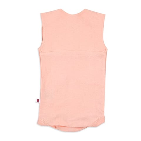 Greendigo Organic Cotton Half Sleeve Bodysuit for Baby Girls