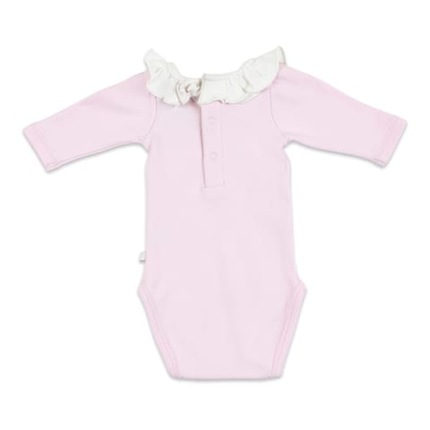 Greendigo Organic Cotton Light Pink Bodysuit for baby girls