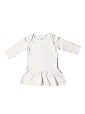 Greendigo Organic Cotton White Dress for baby girls