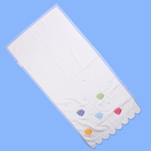 Greendigo Baby Organic Cotton Towel - Coral wonder