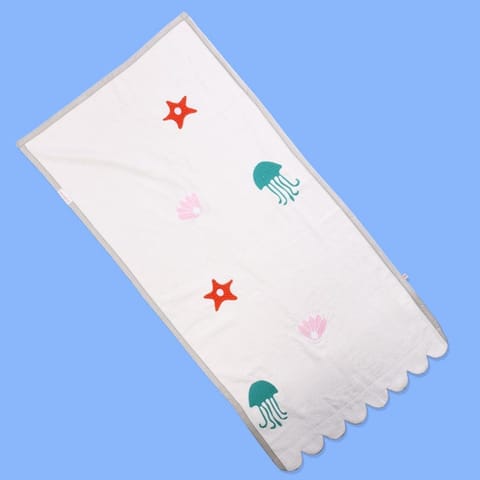 Greendigo Baby Organic Cotton Towel Magical - Underwater
