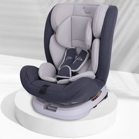 R for Rabbit Jack N Jill Grand ISOFIX Car Seat For Kids 0 To 12 Years Grey