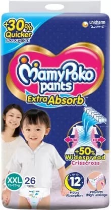 MamyPoko Extra Absorb Pants - XXL  (26 Pieces)
