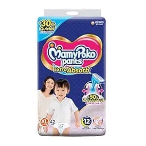 MamyPoko Pants Extra Absorb baby Diapers XL42