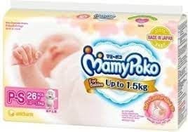 MamyPoko Diapers Up to 1.5 kg, 26 count(4S)