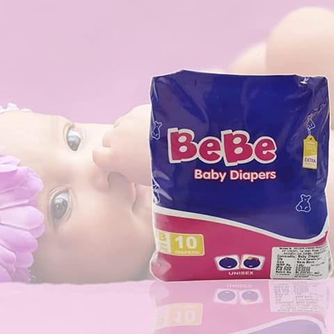 BEBE PREMATURE DIAPERS [PB-<3KG] 10'S (REALCARE HYGIENIC)