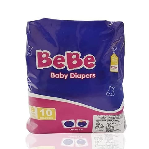 BEBE PREMATURE DIAPERS [PB-<3KG] 10'S (REALCARE HYGIENIC)