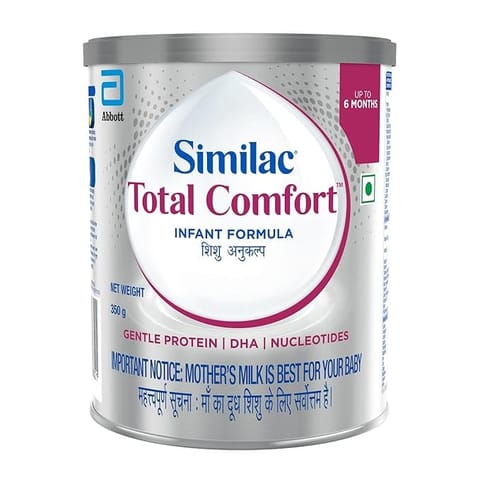Similac Total Comfort Infant Formula Up to 6 Months, 350g Tin, With100% whey Partially Hydrolysed Protein, Minimal Lactose