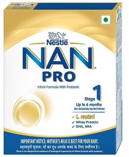 Nestle Nan Pro 1 Infant Formula Powder Upto 6 Months Refill