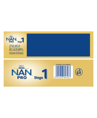 Nestle Nan Pro 1 Infant Formula Powder Upto 6 Months Refill