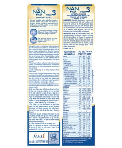 Nestle Nan Pro 3 Follow-Up Formula (400gm)