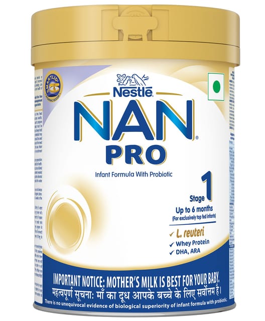 Nestle Nan Pro 1 Infant Formula With Probiotic Up To 6 Months, Stage 1-400g  Bag-In-Box Pack at Rs 674/pack, नेस्ले मिल्क पाउडर in Santipur