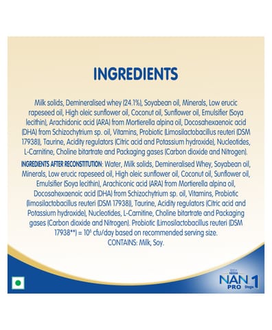Nestle Nan Pro1 Infant Formula Powder Upto 6 Months(400 gram) Tin