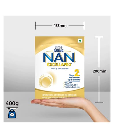 Nestle Nan Excellapro 2 Follow-Up Formula Powder (400 G)