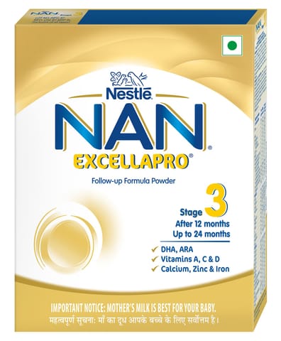 Nestle Nan Excellapro 3 Follow-Up Formula-Powder 400gm