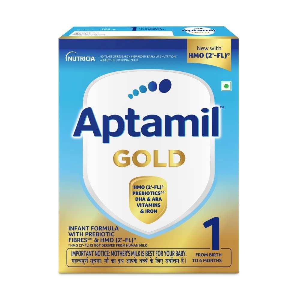 Aptamil Gold 1 Infant Formula Powder Upto 6 months, Stage 1-400g