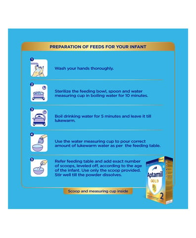 Aptamil Gold Infant Formula Powder Stage 2-400g