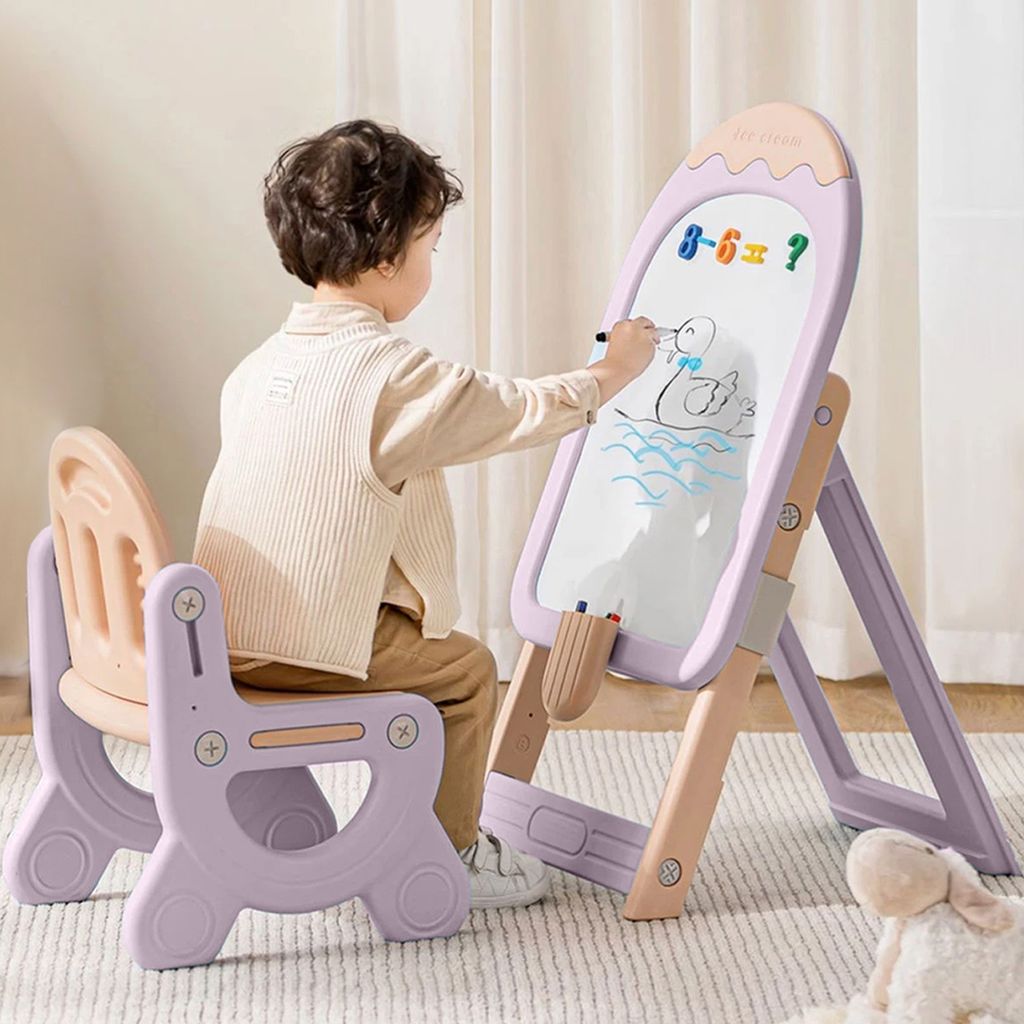 R for Rabbit Little Genius Candy- Set of Board & Chair Purple