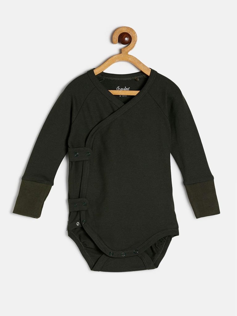 Chayim Baby Expandable Flexi fit Bodysuit Jungle Green