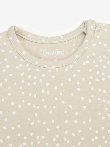 Chayim Pack of 2 Cotton Tees Beige,Baby Blue