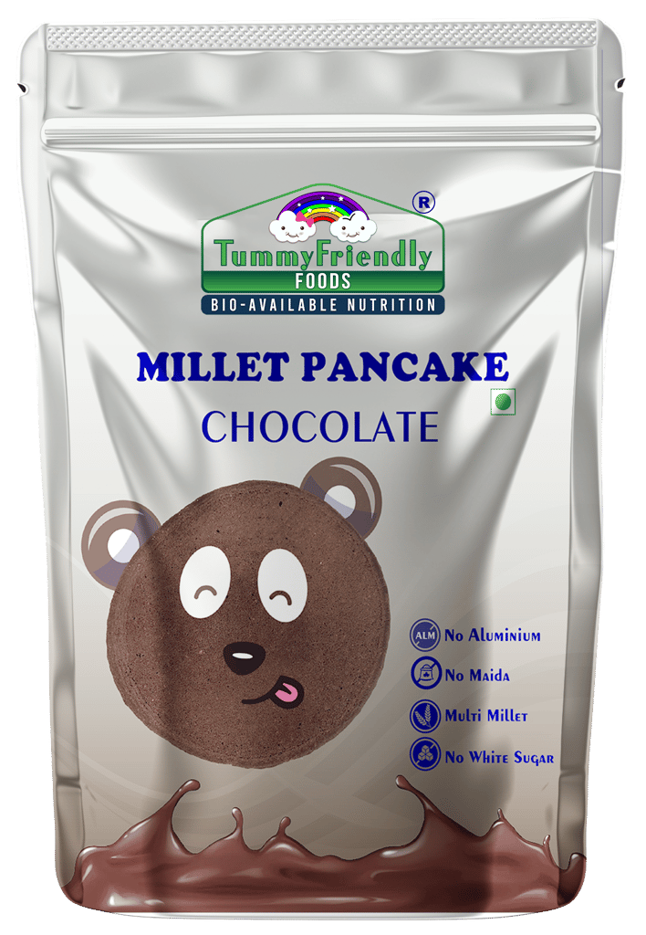 Tummy Friendly Foods Aluminium-Free Millet Pancake Mix - Chocolate - 800g 800 g