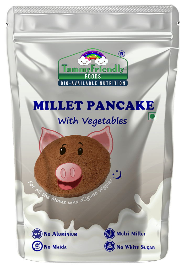 Tummy Friendly Foods Aluminium-Free Millet Pancake Mix with Vegetables 800 g
