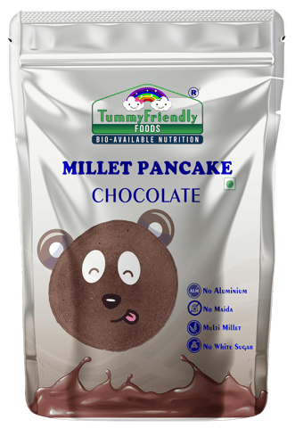 Tummy Friendly Foods Millet Pancake Mix - Chocolate, Dates, Nuts. HealthyBreakfast. 2 Packs 150g Each Cocoa Powder (2 x 150 g)