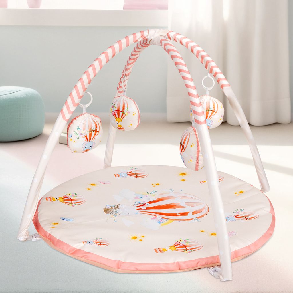 R for Rabbit First Play Cozy Play Gym Elevate Your Baby's Playtime Experience Pink