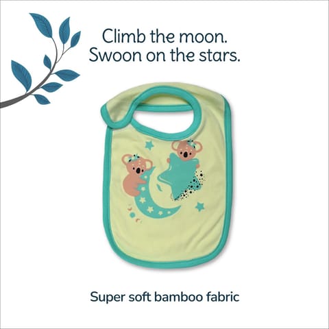 Tiny Lane Adorable & Comfy Sunny Baby Clothing Set - Magical Flite Jhabla, Legging, & Krescent Koala Bib