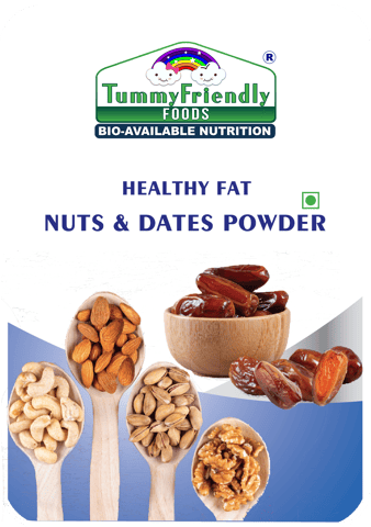 Tummy Friendly Foods Premium Nuts and Dates Powder | Healthy Fat with Natural Sweetener - 200g Cereal (200 g)