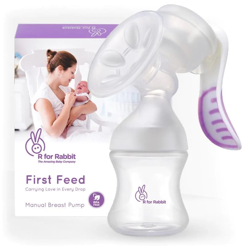 R for Rabbit Manual Feeding Breast Pump (Purple)