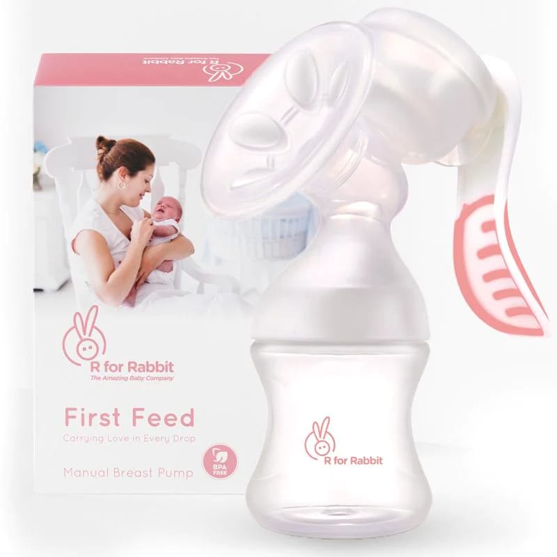 R for Rabbit Manual Feeding Breast Pump (Pink)