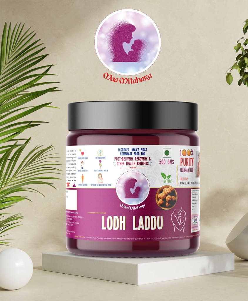 Maa Mitahara  Lodh Laddu | Natural Ingredients Homemade Special Lodh Laddoo | Tasty and Fresh Lodh Laddu (500 gm)